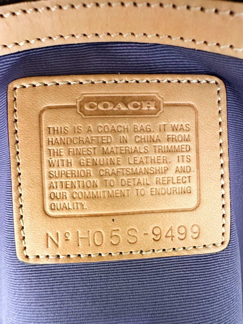 Coach Holiday Patchwork Tote Haircalf Suede Y2K Bag - Picture 9 of 17